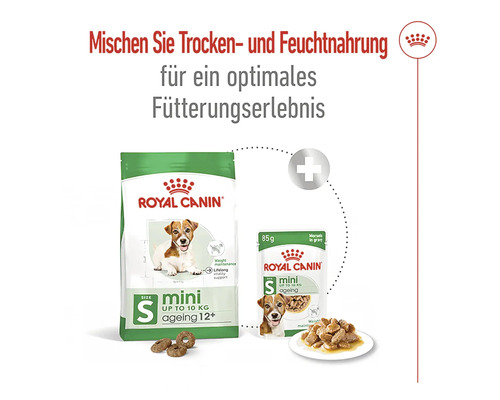 Royal Canin Trocken- und Feuchtnahrung für kleine, alternde Hunde bis 10 kg