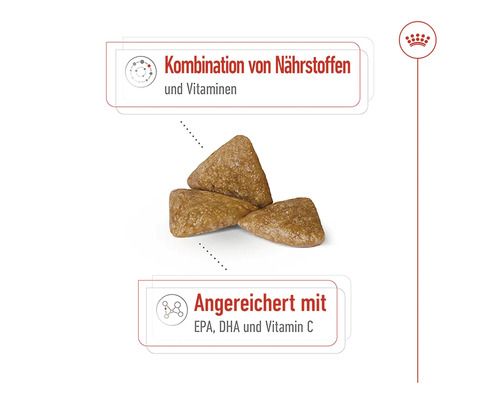 Katzenfutterkroketten mit Nährstoffen und Vitaminen