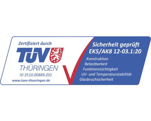 TÜV Thüringen Siegel für geprüfte Sicherheit