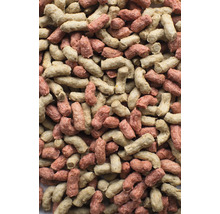 Nahaufnahme von Tierfutterpellets