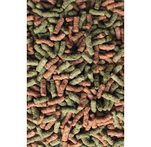 Nahaufnahme von Tierfutterpellets