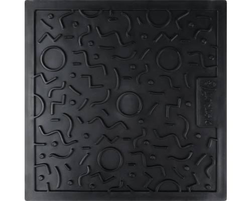 Quadratische Antirutschmatte mit Muster