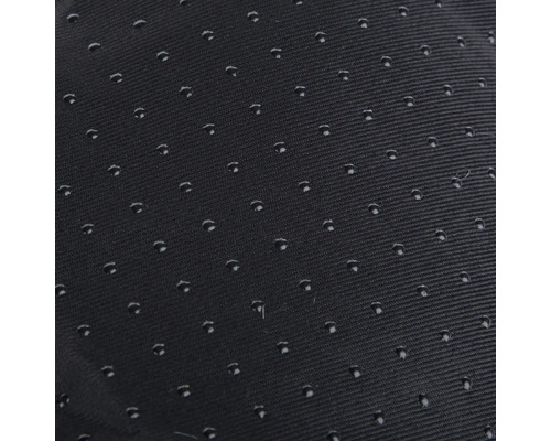 Detailaufnahme einer Teppichrückseite mit Antirutschbeschichtung