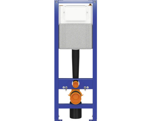 WC-Vorwandelement mit Spülkasten und Anschlussgarnitur