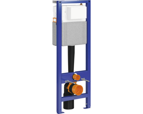 Vorwandelement für Wand-WC mit Spülkasten und Anschlussgarnitur