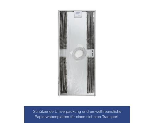 Insektenschutzvorhang mit Schutzverpackung für sicheren Transport