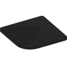 Schwarze Eckablage