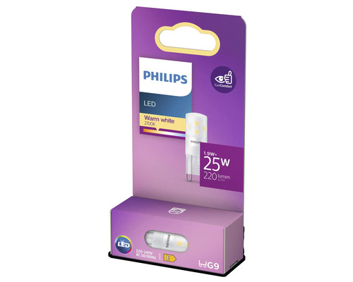 Philips LED-Lampe, warmweiß, 2700 Kelvin, G9 Sockel