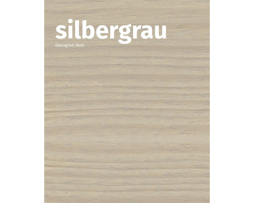 Holzoberfläche mit matter Textur in silbergrau