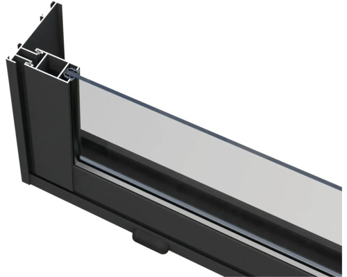 Fensterprofil mit Glas