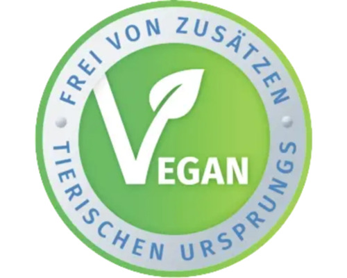 Vegan Siegel: Frei von Zusätzen tierischen Ursprungs