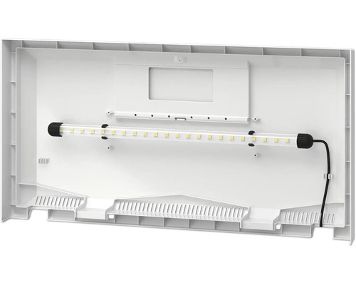 Innenansicht einer Aquariumabdeckung mit LED-Beleuchtung