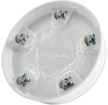 Untersetzer Ecopots Oslo Kunststoff Ø 28,9 cm x 32,2 x 8,5 cm weiß