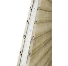 Hauptelement ReduSound Schallschutzwand Lärmschutzzaun absorbierend 180 x 180 cm kesseldruckimprägniert