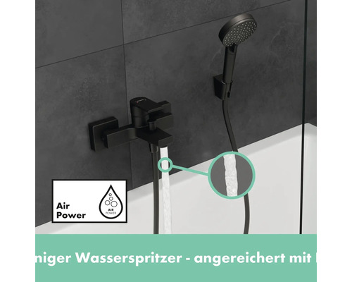 Wannenarmatur mit Handbrause und Air Power Funktion