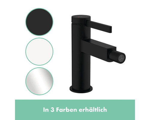 Bidetarmatur zur Montage, in drei Farben erhältlich