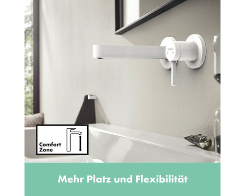 Aufputz-Waschtischarmatur im Badezimmer