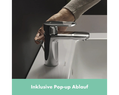 Waschtischarmatur mit Zugstange für Pop-up Ablauf