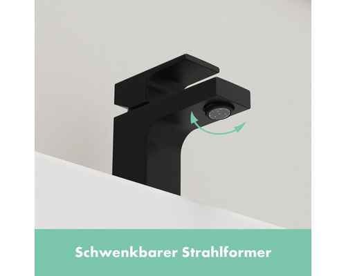 Schwenkbarer Strahlformer an einer Armatur