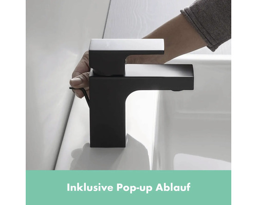 Armatur mit Ablaufgarnitur auf einem Waschbecken