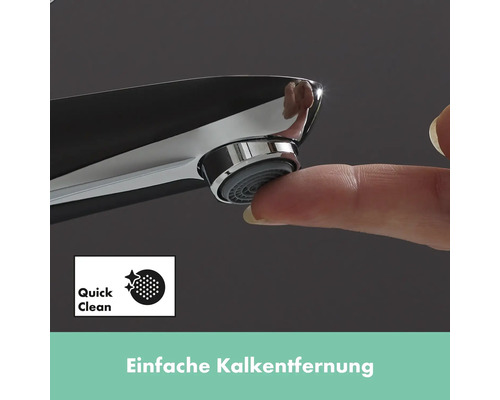 Wasserhahn mit Quick Clean Funktion zur einfachen Kalkentfernung
