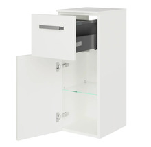 Jungborn Unterschrank VENTITRE BxHxT 30 x 73 cm x 33 cm Frontfarbe weiß hochglanz