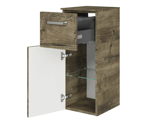 Badezimmerschrank mit Schublade und Tür