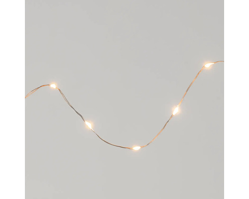 LED-Lichterkette mit warmweißem Licht