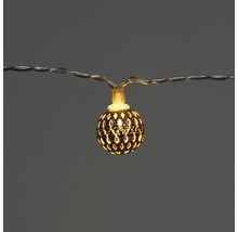 Lichterkette mit kugelförmigen Lampen