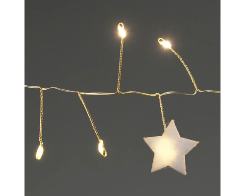 Lichterkette mit Sternen und Leuchtdioden