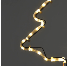 Detailansicht einer LED-Lichterkette, die an einer Form befestigt ist