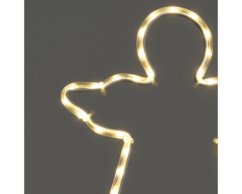Dekorative Lichterkette in Form einer Figur.