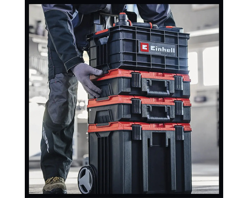 Einhell Werkzeugkoffer-Set auf Rädern mit Tragegriff