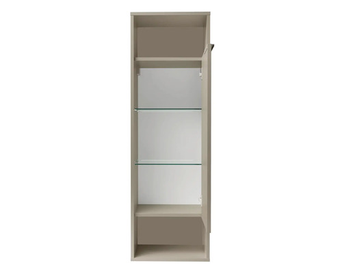 Offener Hängeschrank mit Glasböden