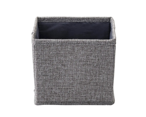 Quadratische Aufbewahrungsbox aus Stoff