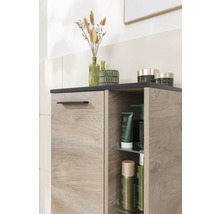 Midischrank FACKELMANN TE-A BxHxT 470 x 942 mm x 320 mm Frontfarbe eiche natur matt 85927