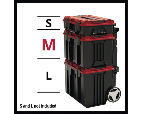 Ein Werkzeugkoffer der Größe M, Teil eines Werkzeugkoffersystems