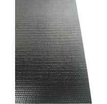 Nahaufnahme einer schwarzen Antirutschmatte