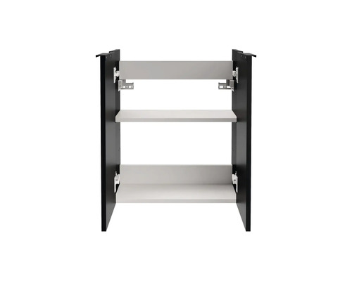 Waschtischunterschrank mit zwei Regalböden zur Badgestaltung