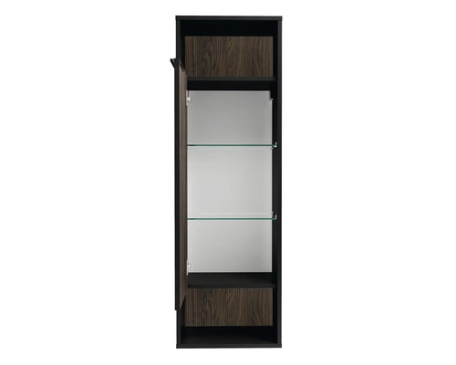 Hochschrank mit einer Tür und Glasböden
