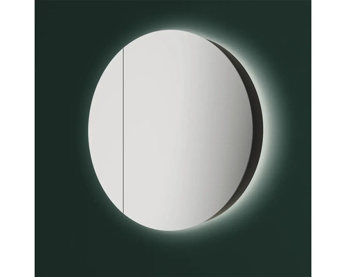 Runder Spiegelschrank mit Beleuchtung für das Badezimmer