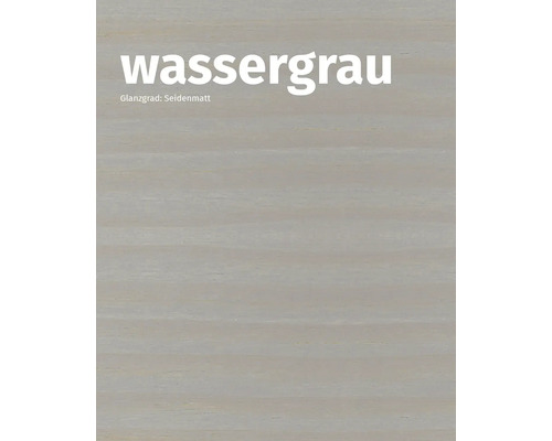 Wassergrau Farbe, seidenmatter Glanzgrad