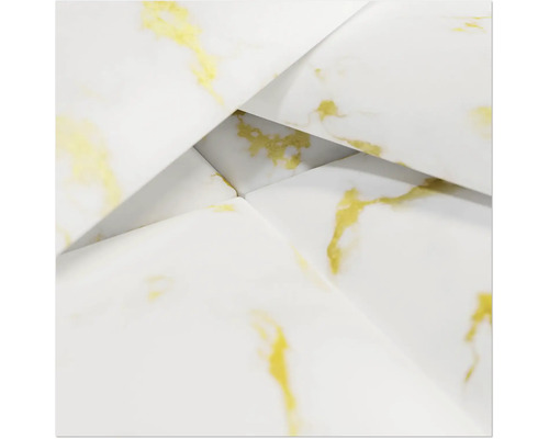 Nahaufnahme von Vinylboden mit Marmoroptik