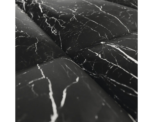 Nahaufnahme einer Folie mit Marmormuster.