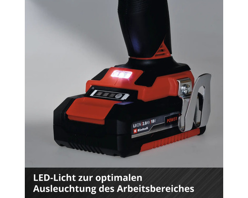 Einhell Akku-Werkzeug mit LED-Arbeitsleuchte für optimale Ausleuchtung