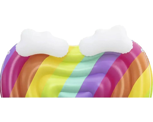 Aufblasbare Regenbogen Wasserrutsche mit Wolken für Kinder