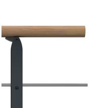 Ballettstange mit Holzstange und Metallfuß