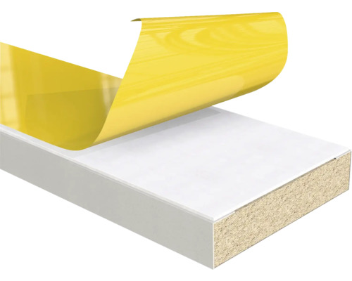 Möbelbauplatte mit abziehbarer Schutzfolie