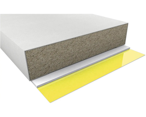 Arbeitsplatte mit Trägerplatte und Klebeband