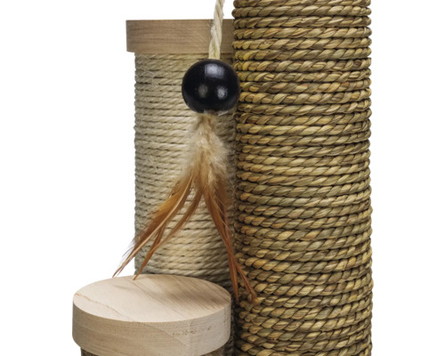 Katzenkratzbaum mit Sisal und Spielzeug